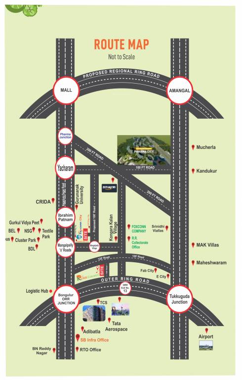 foxcon city Location Plan