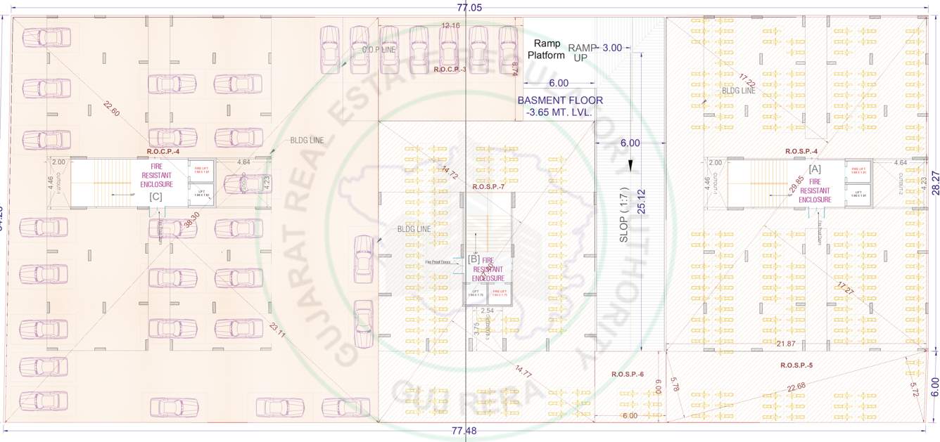  silver crest Tower A Cluster Plan