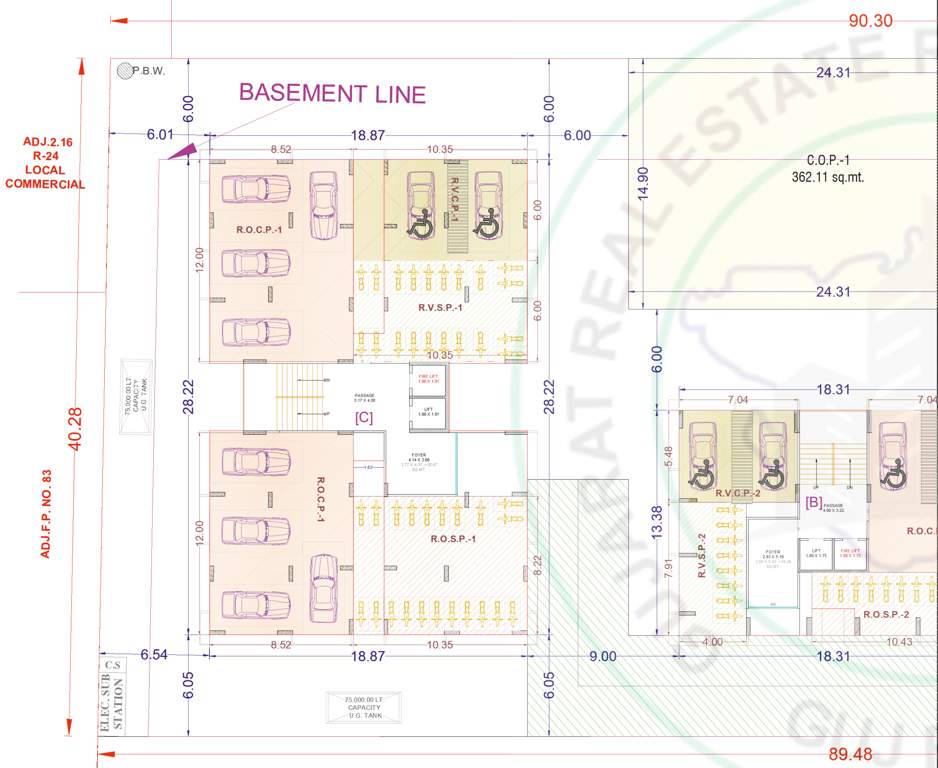  silver crest Tower B Cluster Plan
