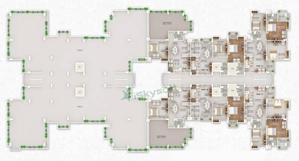  giriraj-tower Cluster Plan for 6th Floor