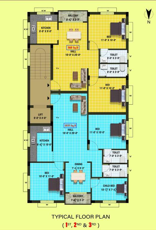  sivaram flats Sivaram Flats Tower A Cluster Plan