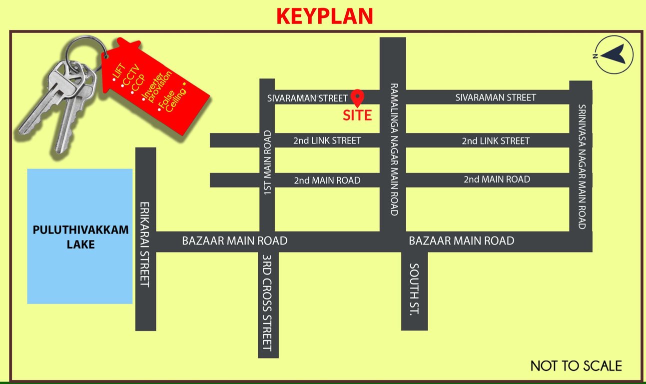  sivaram flats Location Plan
