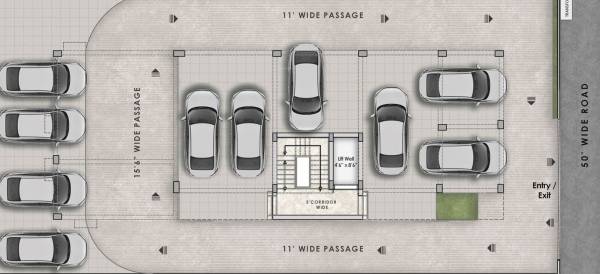  sampurna Sampurna Cluster Plan For Ground Floor