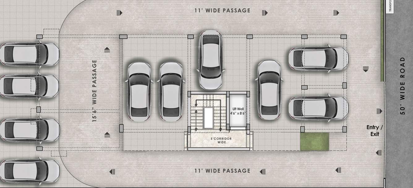  sampurna Sampurna Cluster Plan For Ground Floor