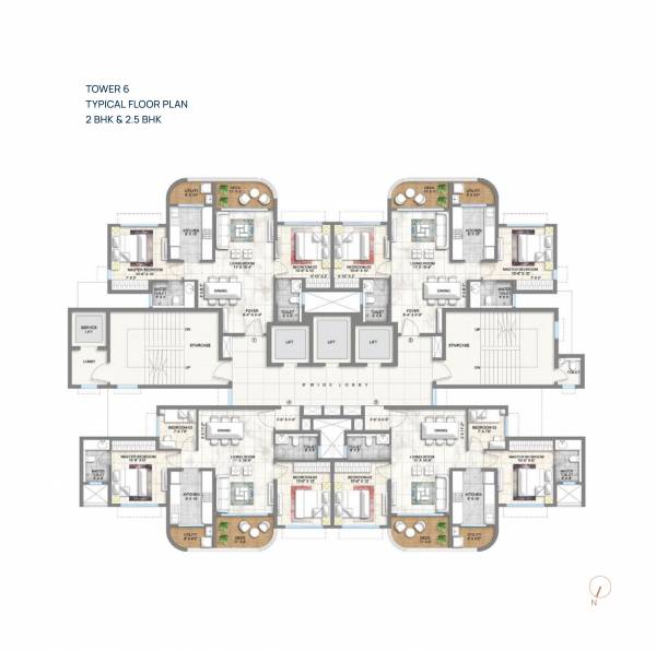  corinthia-tower-6 Sub wing 06 Cluster Plan