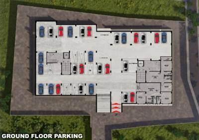 Cluster Plan for ground Floor akash-tower Cluster Plan for ground Floor