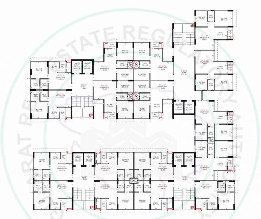  paramount Block  A Cluster Plan