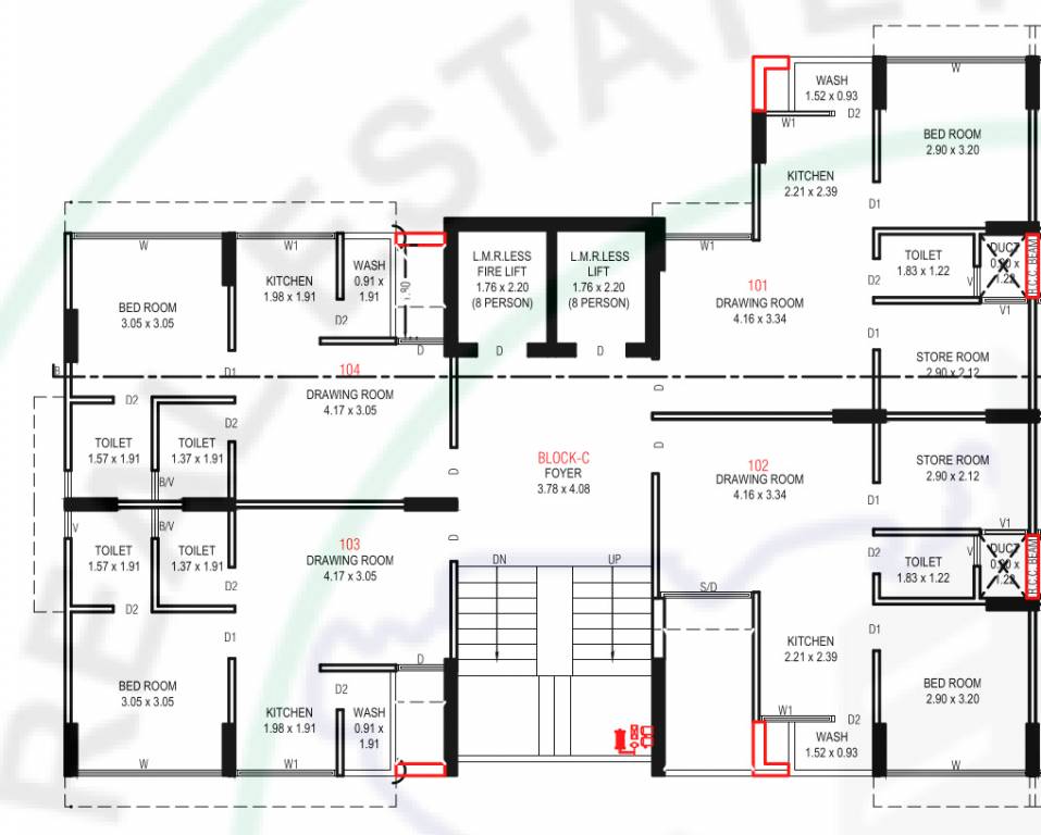  paramount Block C Cluster Plan