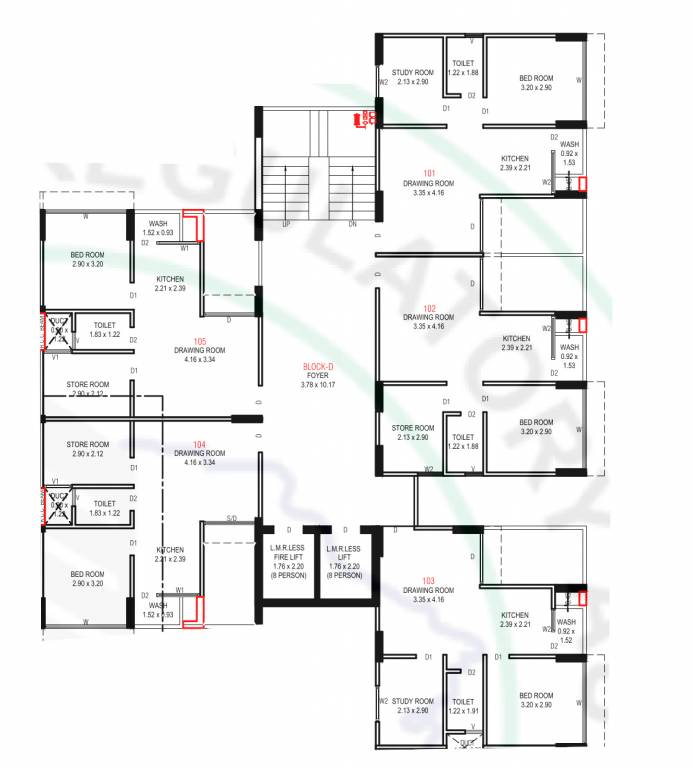  paramount Block D Cluster Plan