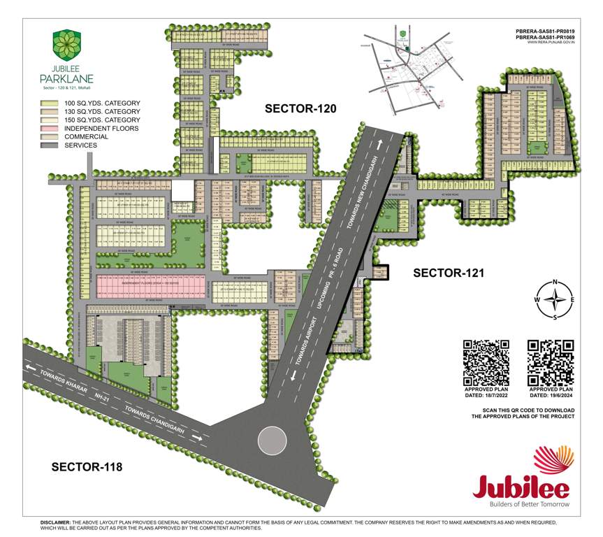  parklane Layout Plan