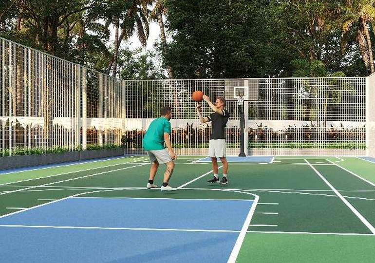  sbr one residence Basketball Court
