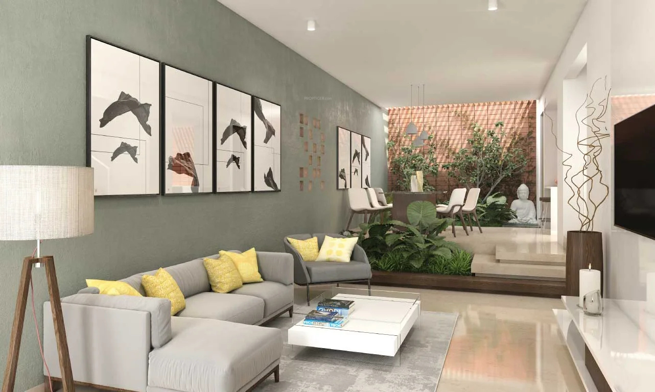  sbr one residence Living Area