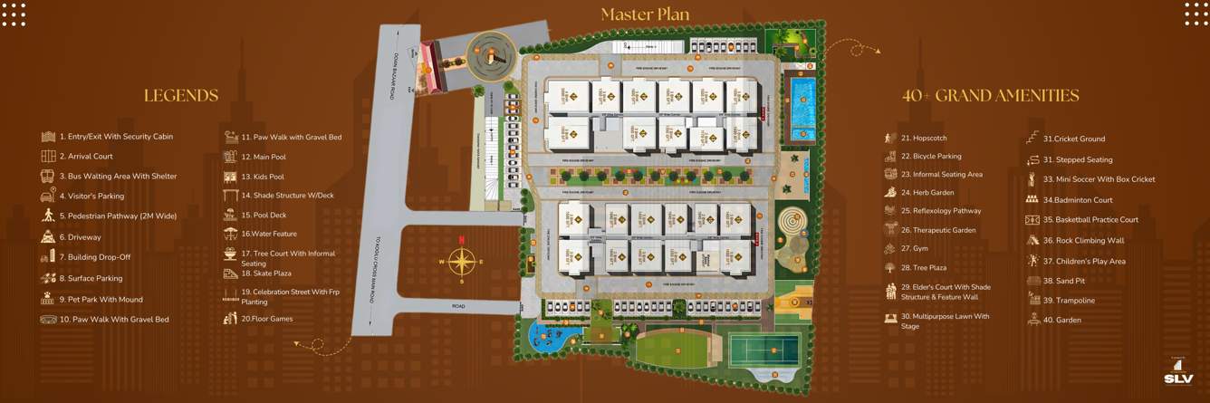  slv golden towers Master Plan