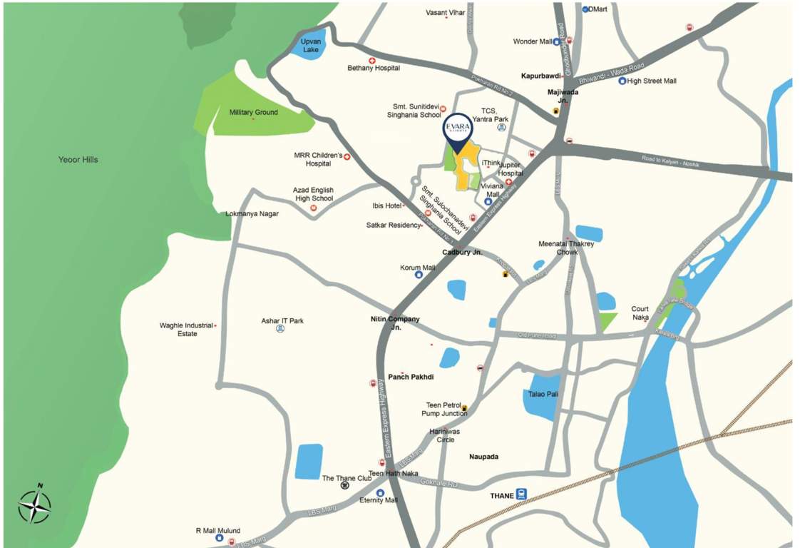  evara heights t1 Location Plan