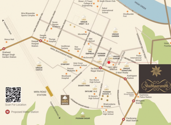  shubharambh Location Plan