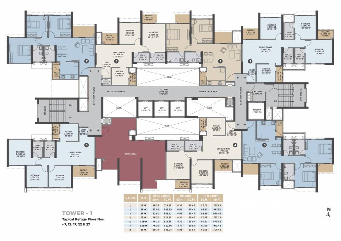 volare Tower 1 Cluster Plan