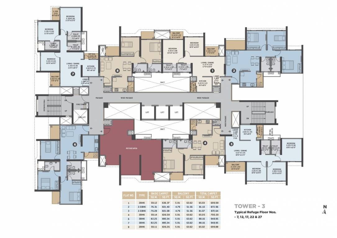 volare Tower 3 Cluster Plan