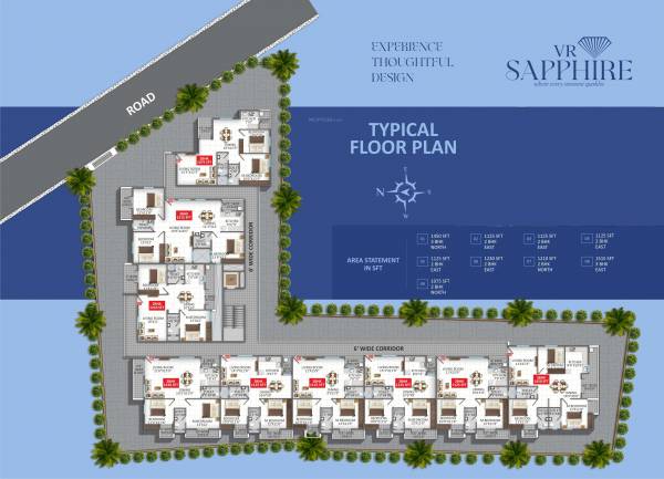  sapphire Vr Sapphire Cluster Plan for Typical Floor
