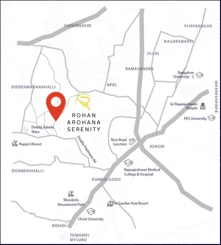  arohana-serenity Location Plan