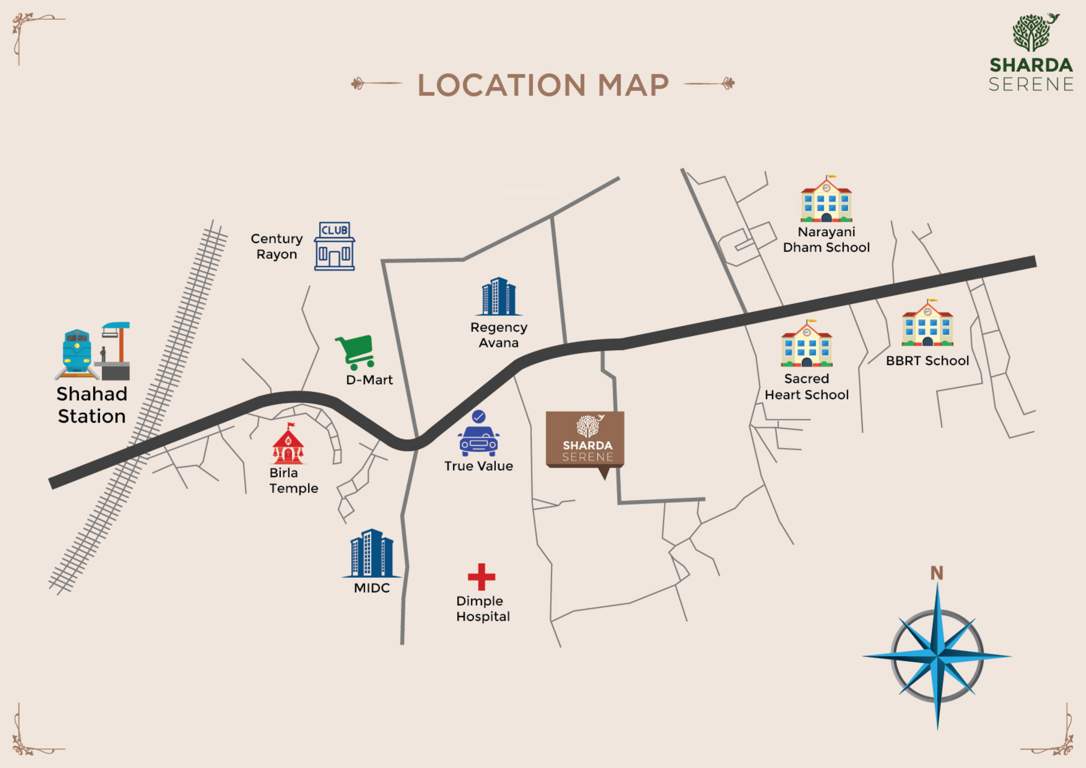  serene Location Plan