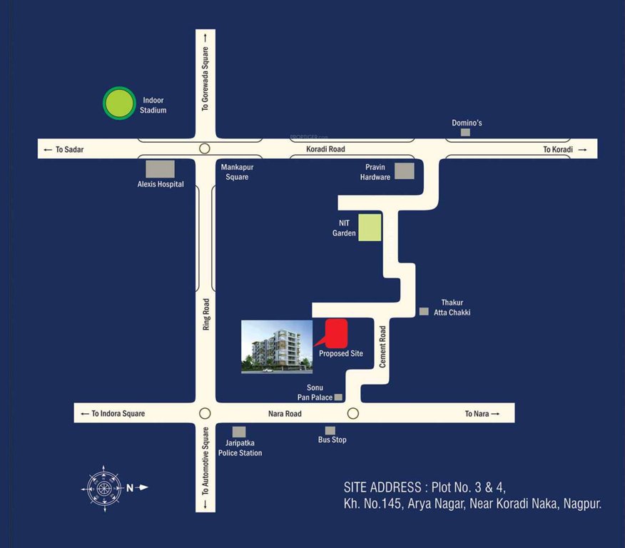 govind residency phase ii Location Plan