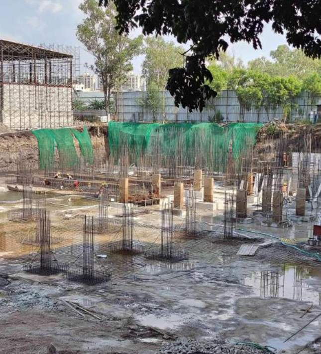  the reserve B Wing Construction Status May 25