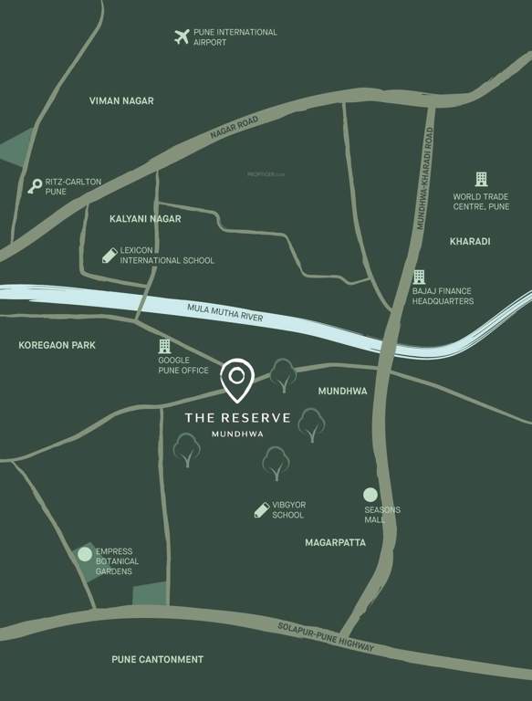  the reserve Location Plan