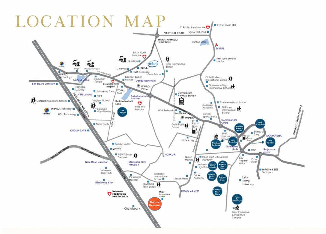  bhavisha meadows phase 2 Location Plan