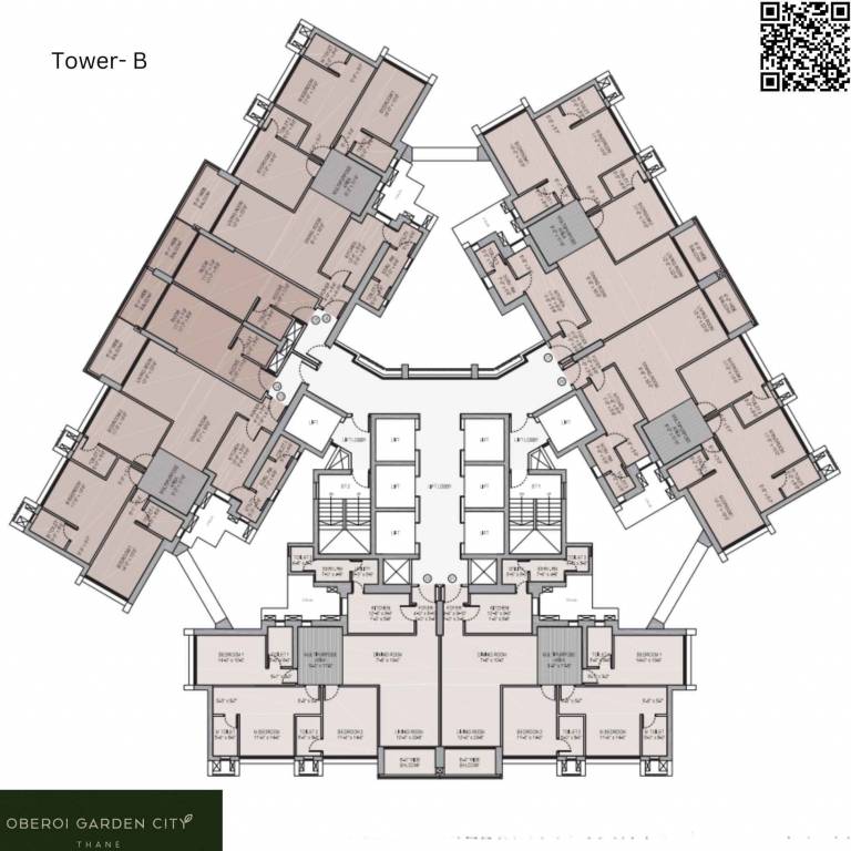 ogc thane phase 1 Tower A Cluster Plan