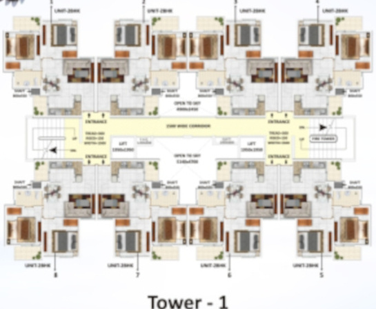  paarth humming retreat Cluster Plan
