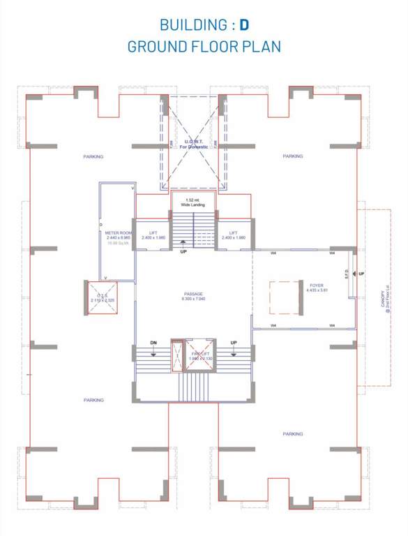  riverview heights d Building D Cluster Plan for ground Floor