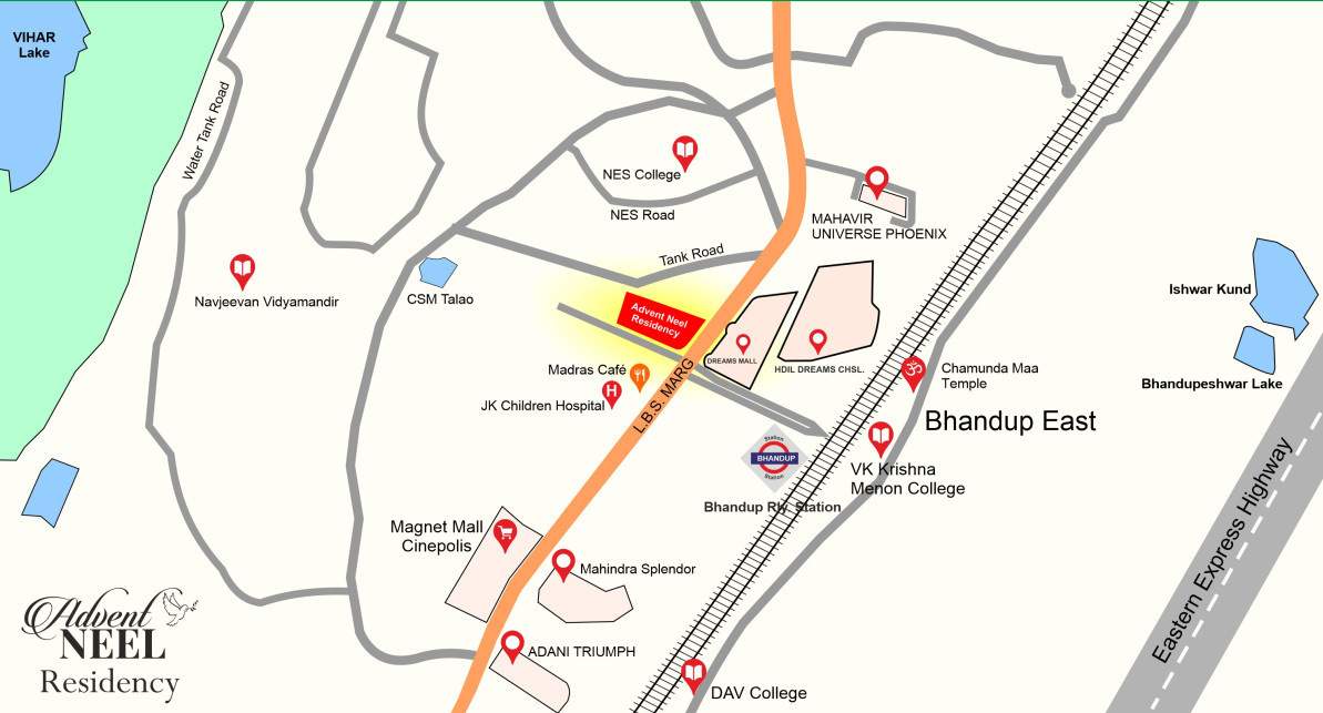  advent neel residency Location Plan