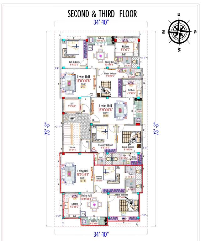  prananya avantra apartments Prananya Avantra Apartments Cluster Plan