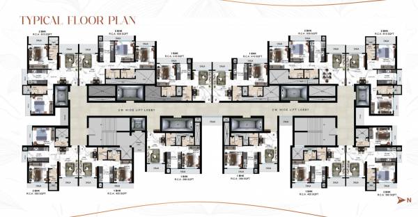  shreeji-tapovan wing C Cluster Plan