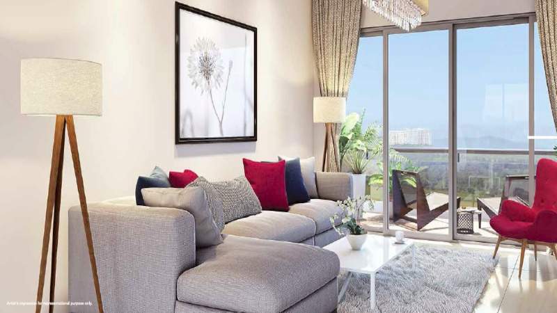 bluegrass residences Living Area