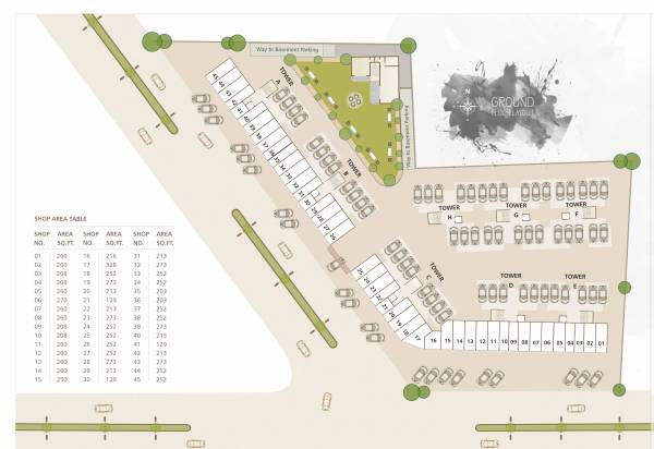  sudhapati-aarya-elite Layout Plan