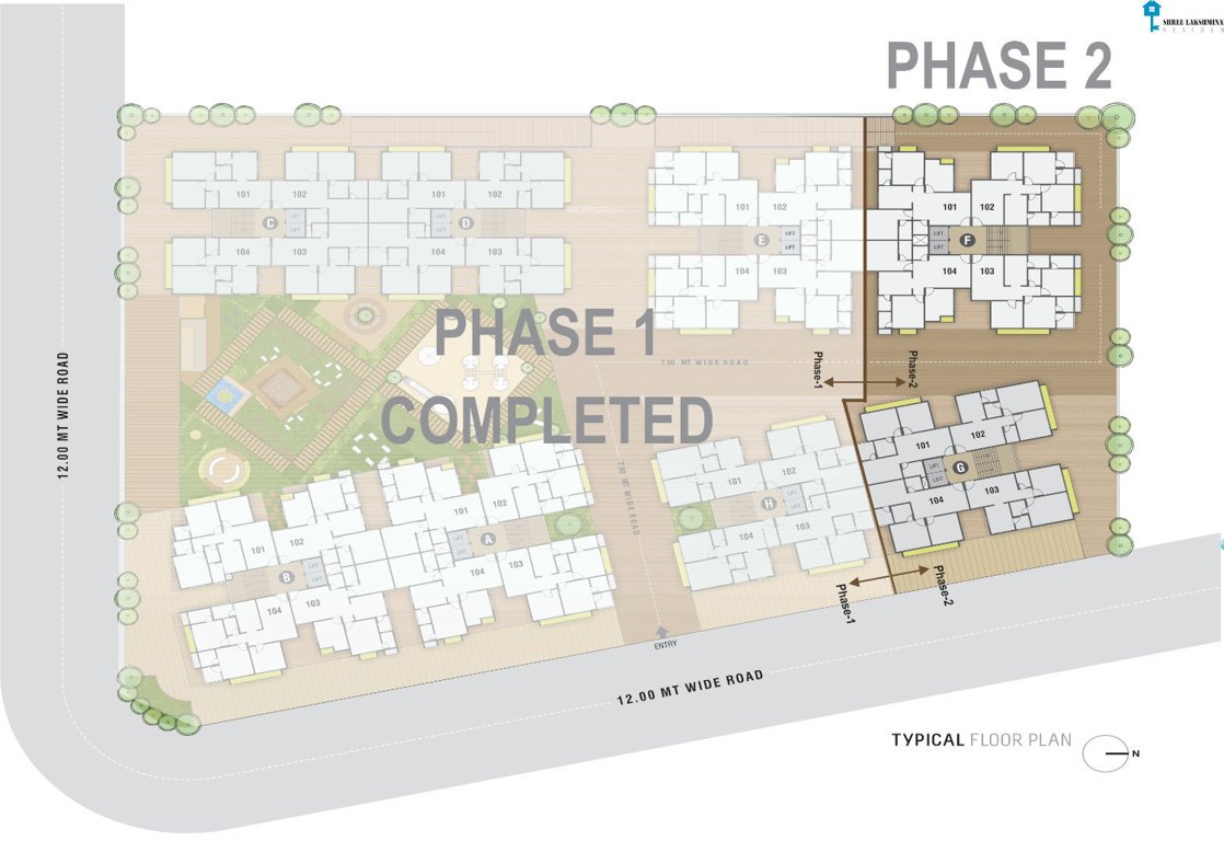  siddhipriya shree lakshminarayan residency Cluster Plan