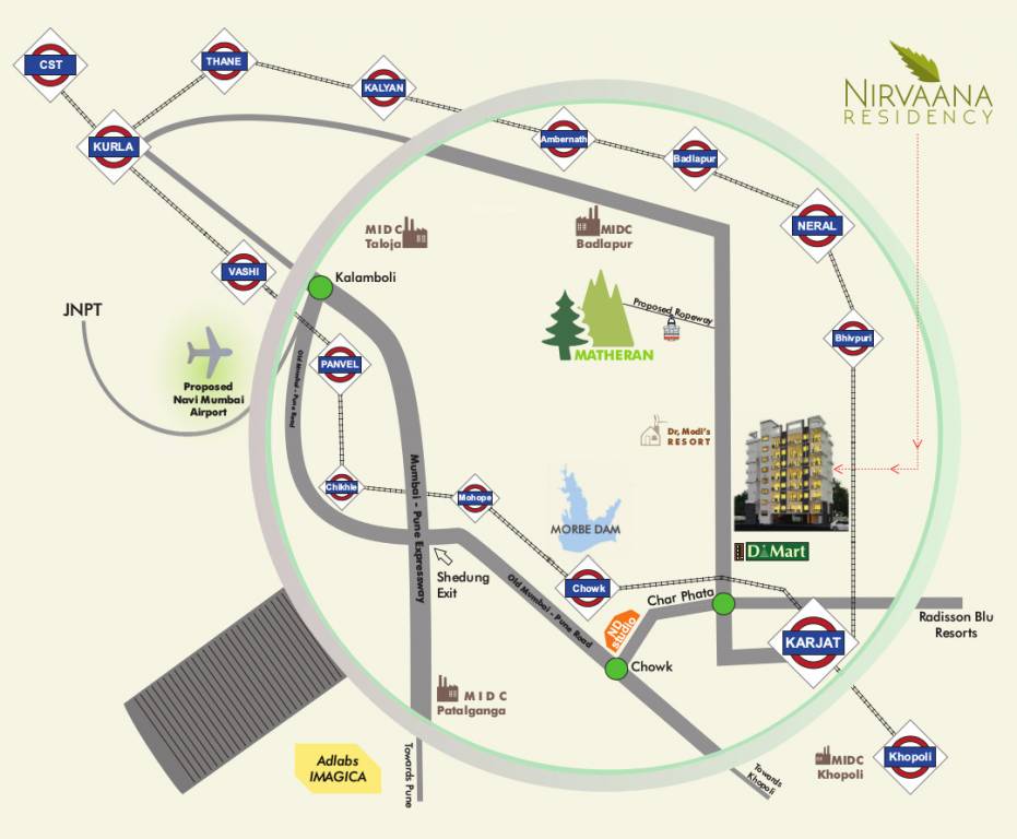  nirvaana residency Location Plan