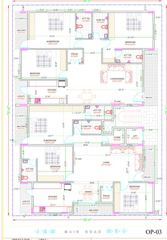  royal enclave Royal Enclave Cluster Plan from 1st to 5th Floor