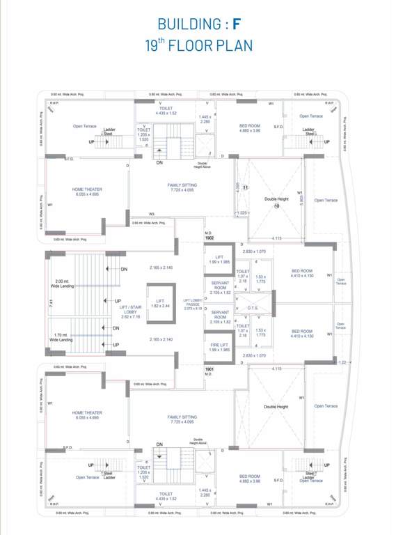  riverview heights f Riverview Heights F Cluster Plan for 19th Floor