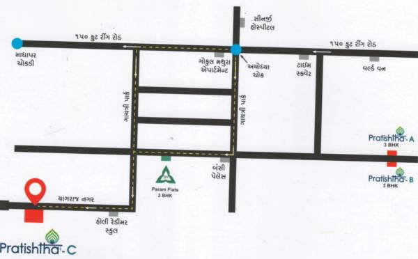 Location Plan pratishtha Location Plan