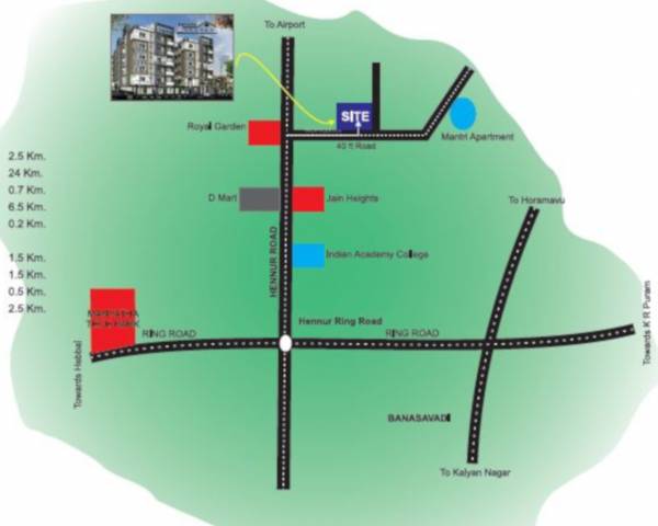  ashoka-legend Location Plan