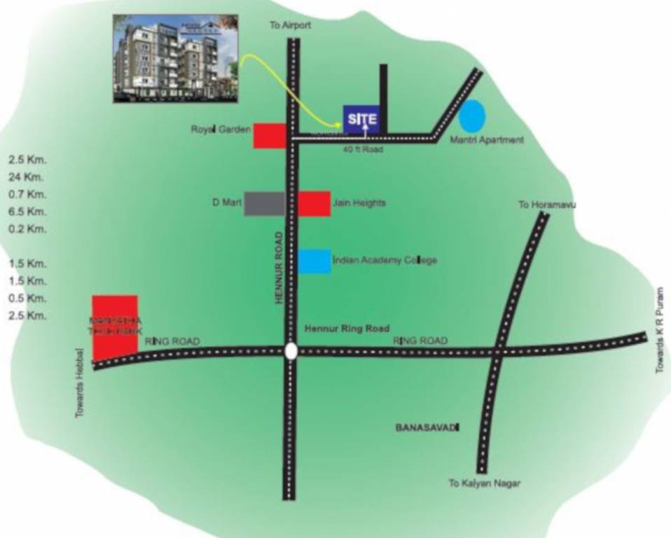  ashoka legend Location Plan