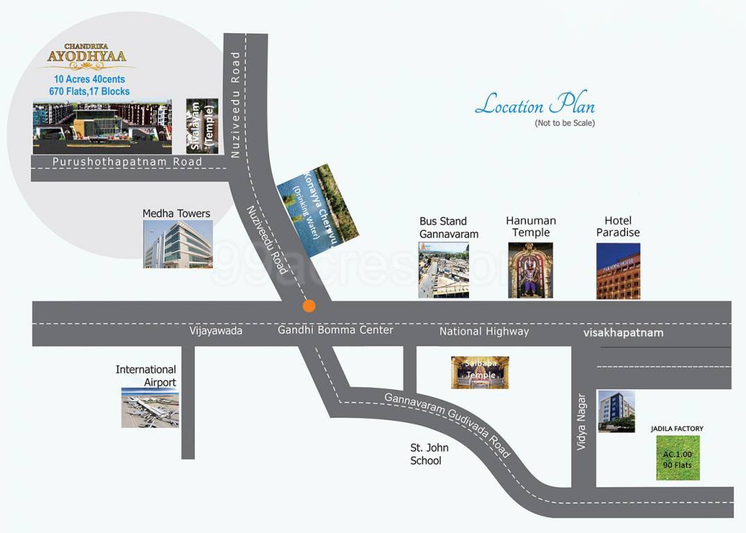 chandrika ayodhya Location Plan