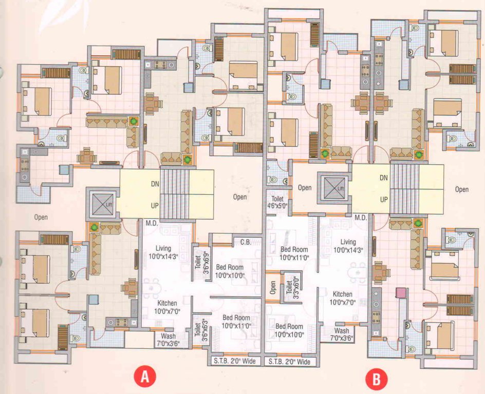  heights Cluster Plan