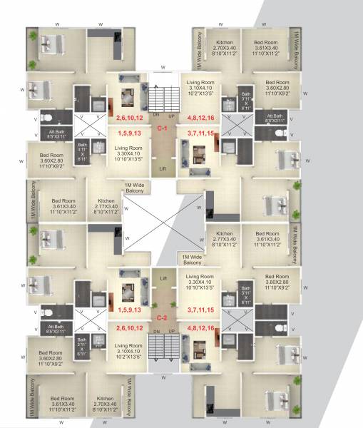  shri-ramrao-residency-rowhouse Cluster Plan