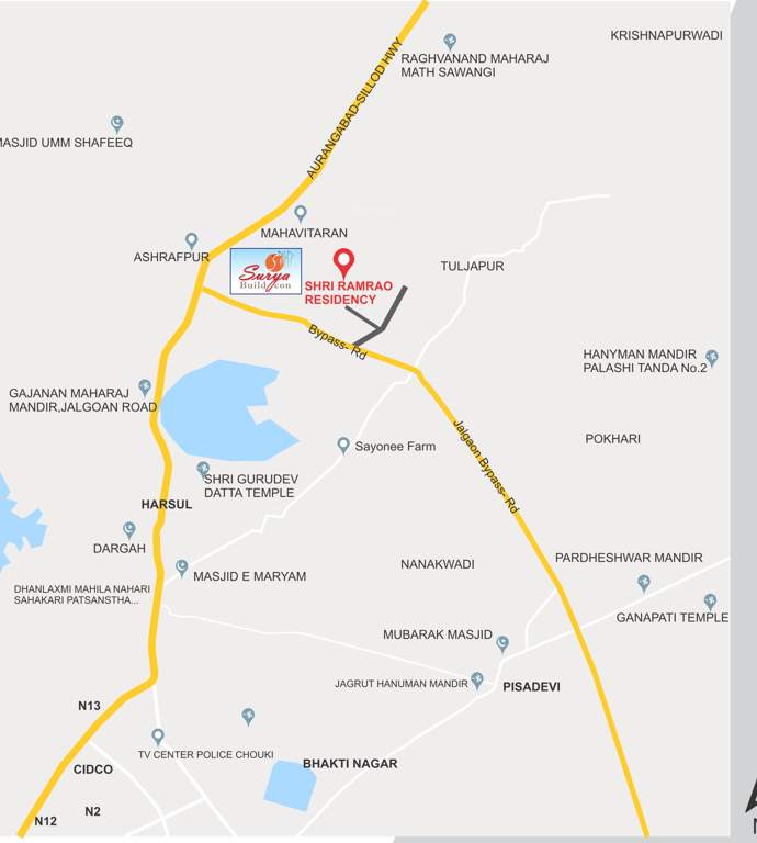  shri ramrao residency rowhouse Location Plan