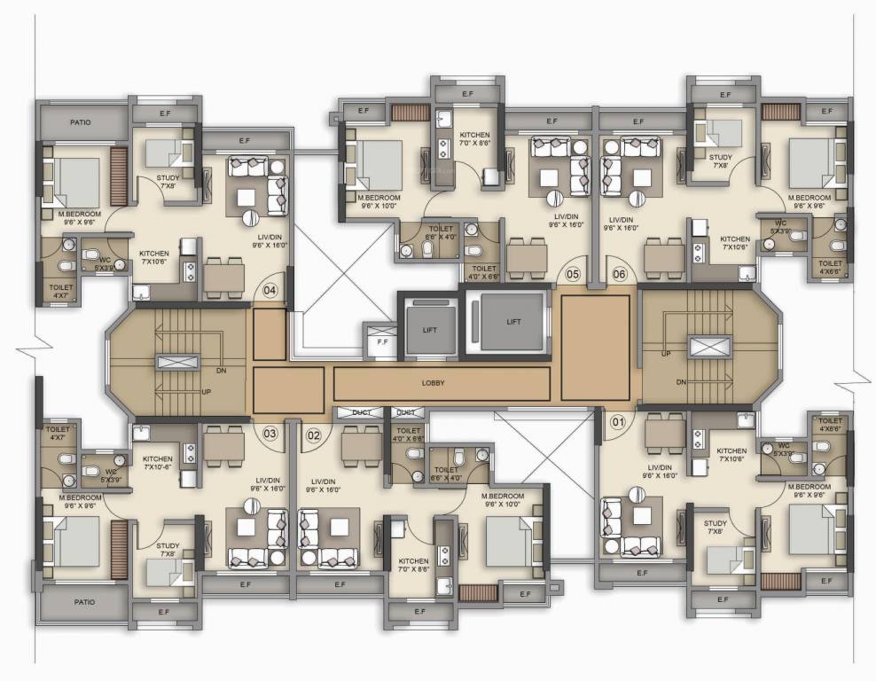  rajhans moonstone Cluster Plan
