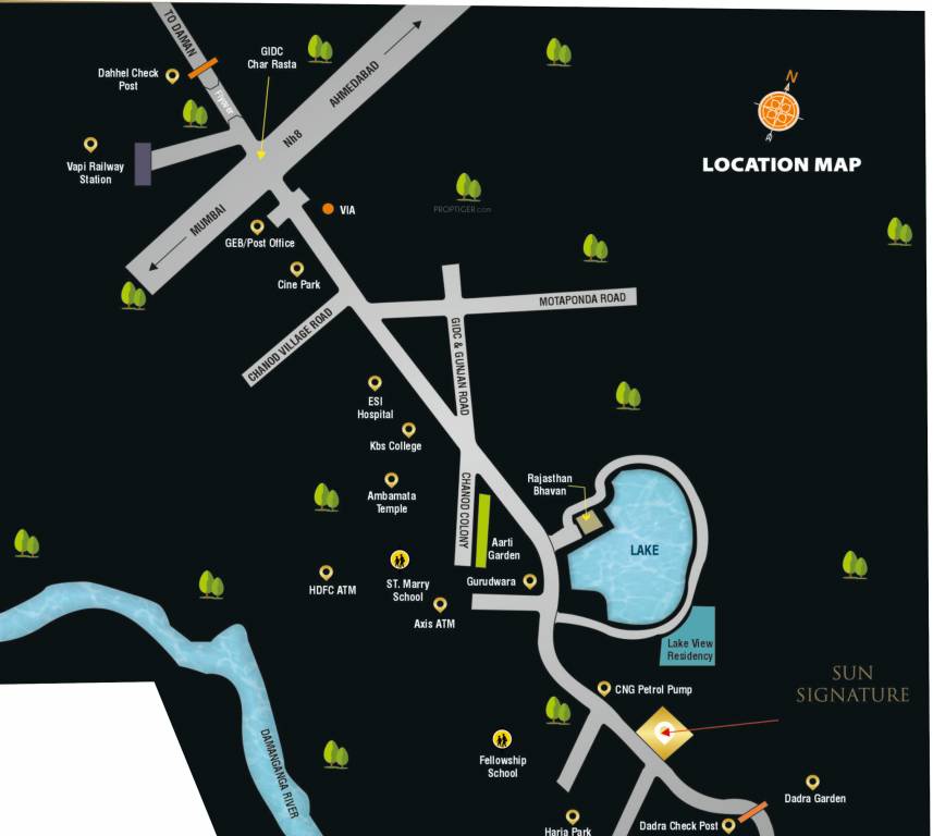  sun signature phase 2 Location Plan