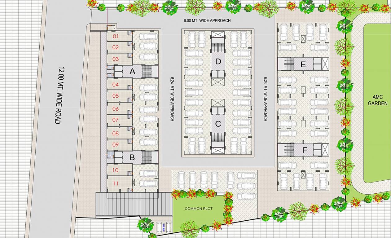  sarita residency Layout Plan